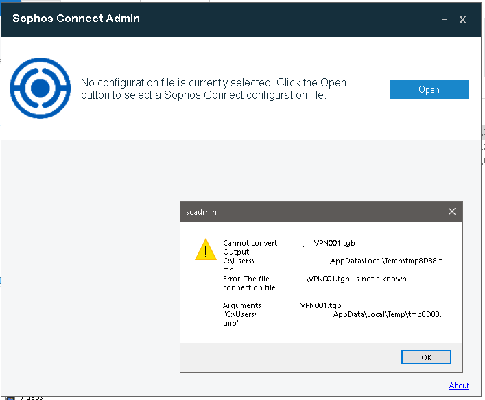 Sophos Connect Admin Usage For Vpn Config - Discussions - Sophos ...