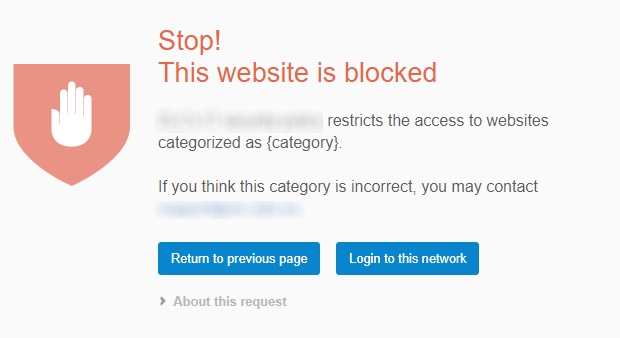 Website block message customization not working - Discussions - Sophos ...