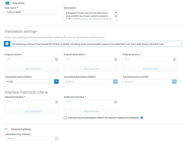 Simple Wan Rule In V18 - Discussions - Sophos Firewall - Sophos Community