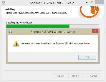 sophos vpn windows 8.1