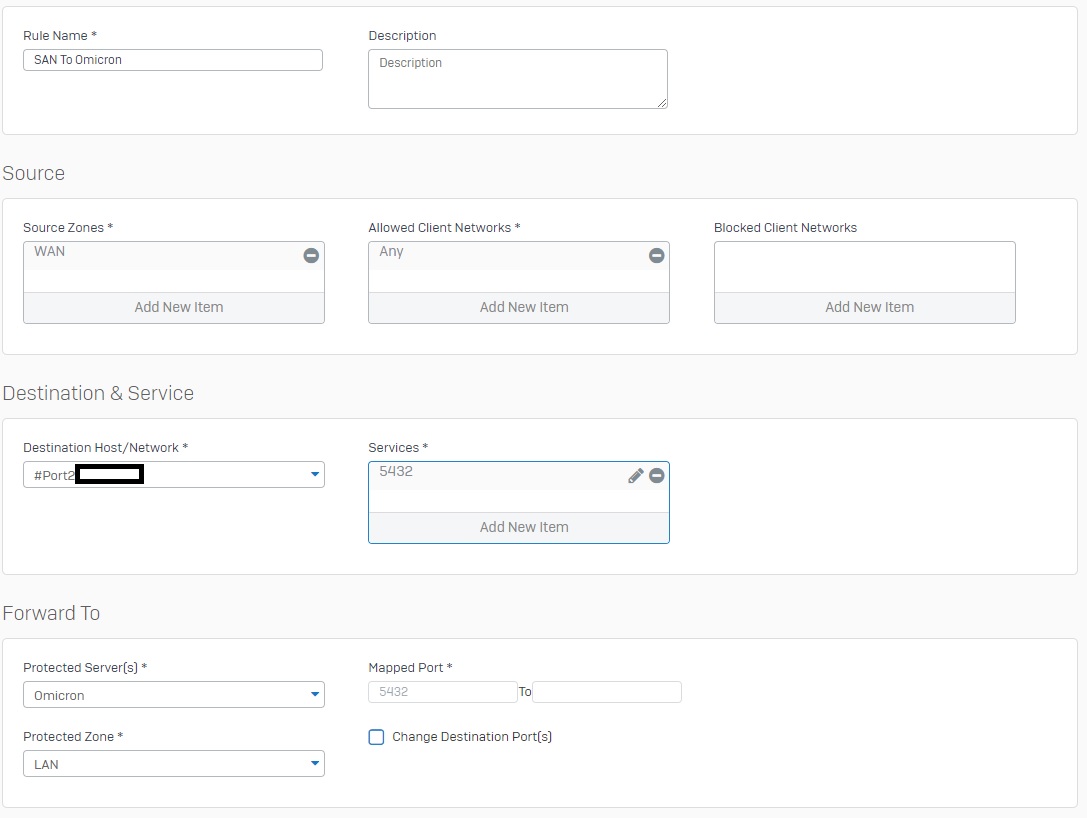 Accessing Internal host from Wan port - Discussions - Sophos Firewall ...