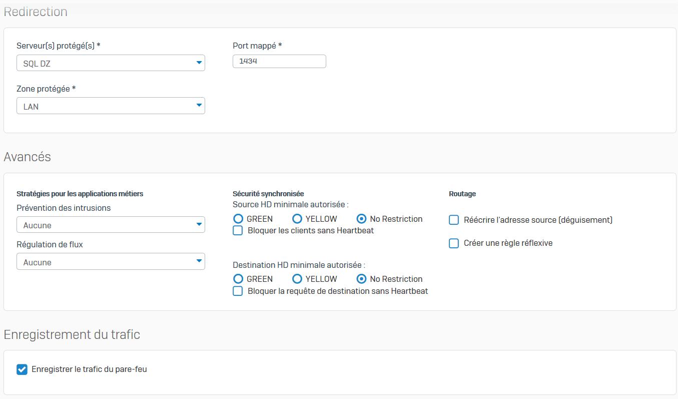 DNAT port forwading (SQL port UDP 1434) - Discussions - Sophos Firewall ...