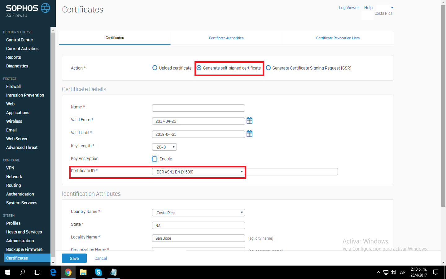 Problem with special characters in certificate - Discussions - Sophos ...