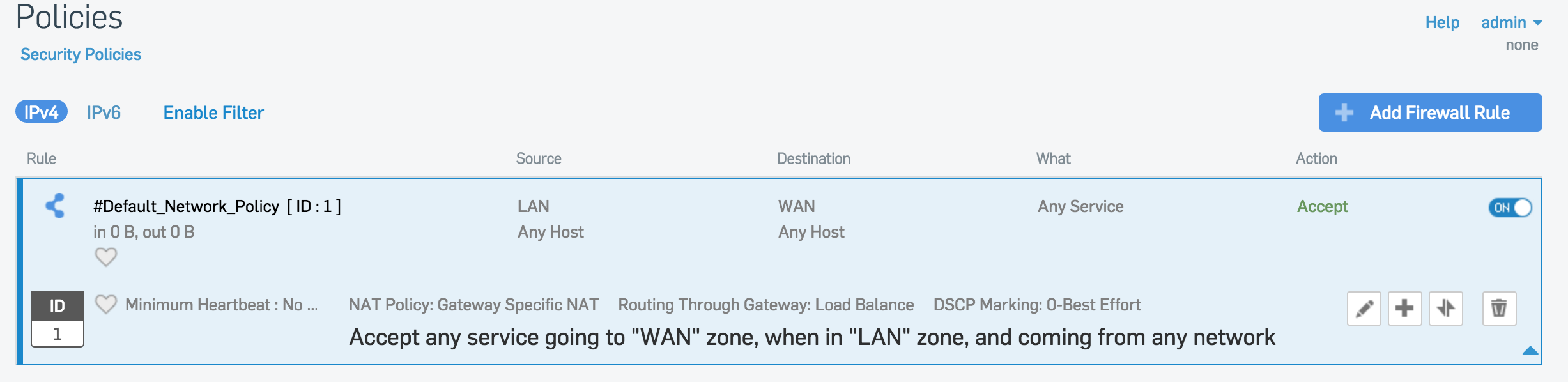 Sophos xg no internet access