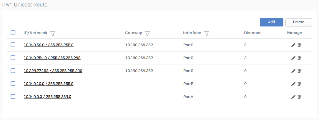 Cannot ping devices from one subnet to another. - Discussions - Sophos ...