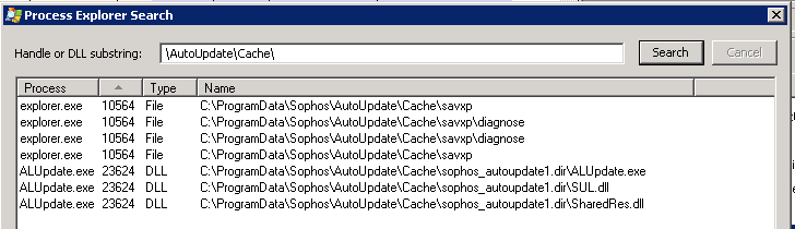 Sophos Protection Updating Failed