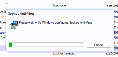 sophos antivirus uninstall tool