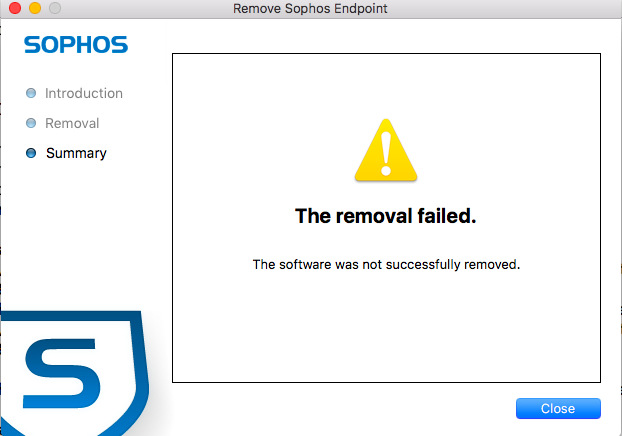 how to uninstall sophos