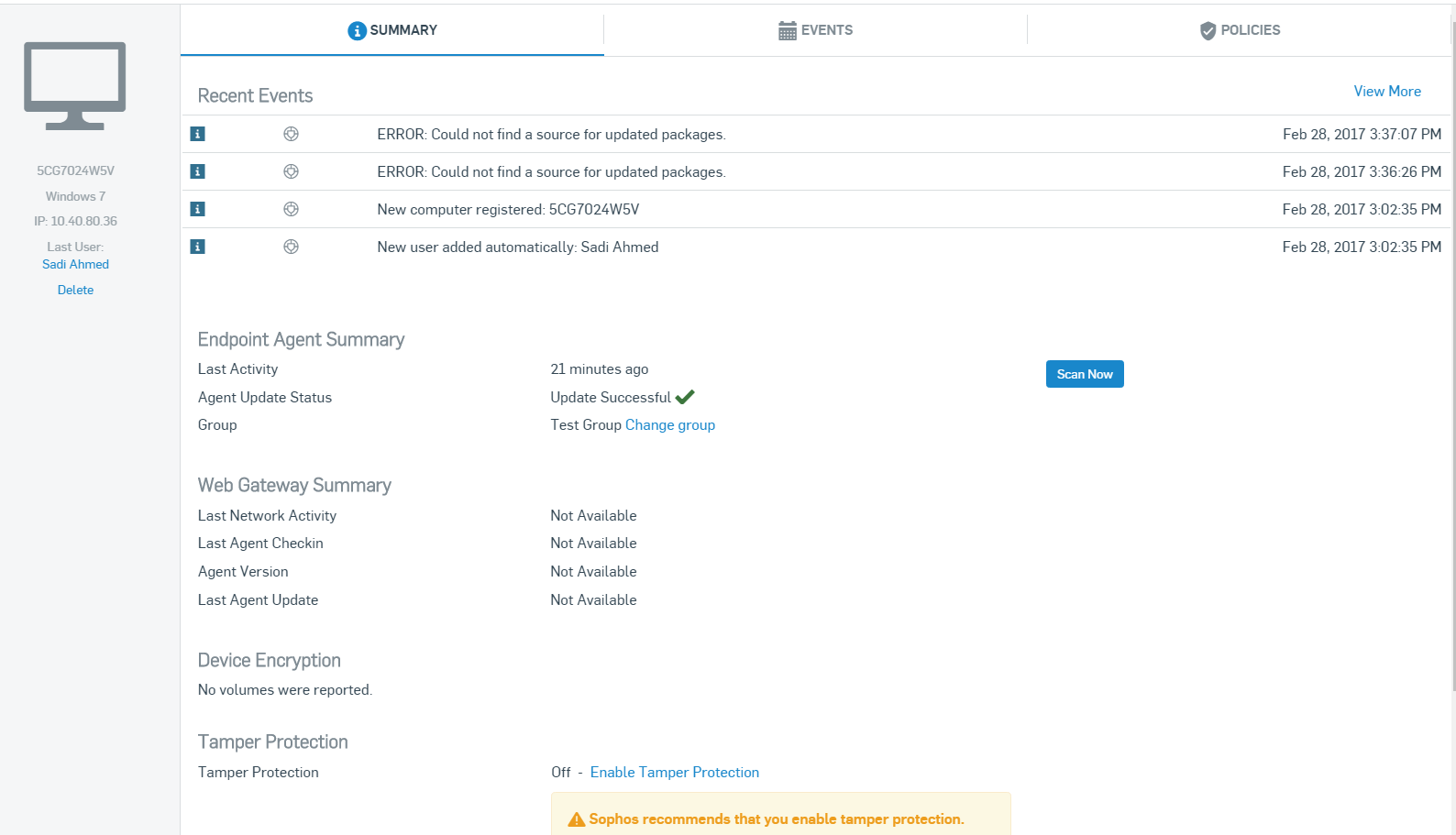 how to uninstall sophos endpoint without tamper password