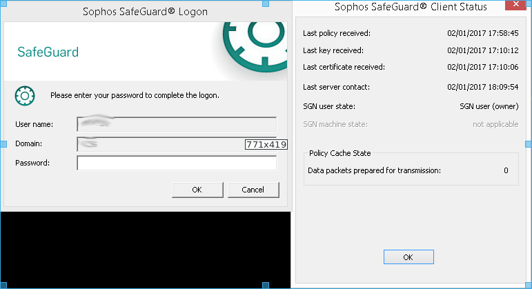 User Prompted For Safguard Logon After Windows Login Forum 