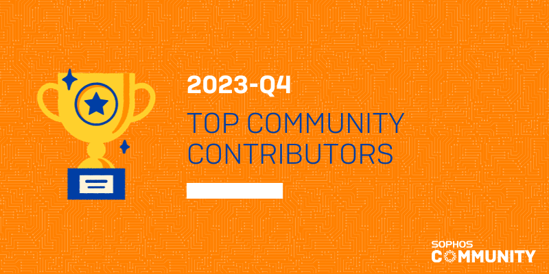 Announcing Q4 2023 Top Community Contributors