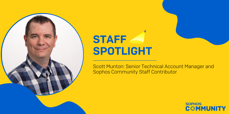 Sophos Community: Staff Spotlight - Scott Munton