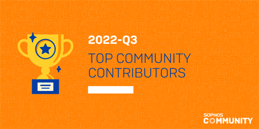 Announcing 2022 Q3 Top Community Contributors