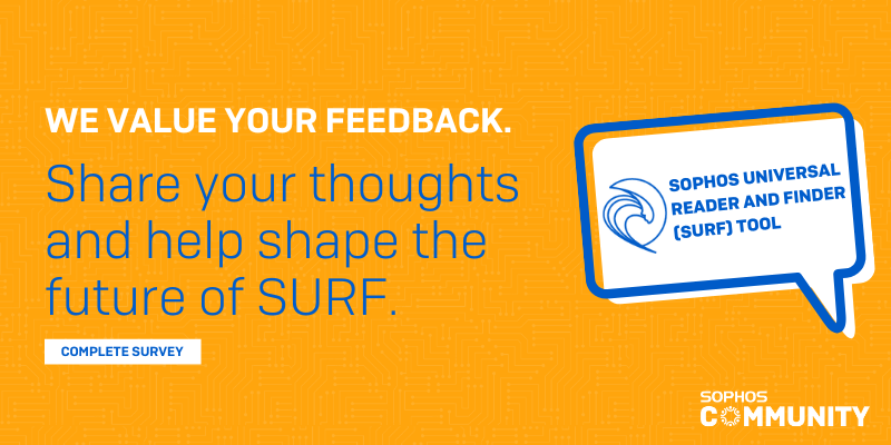 Feedback Requested: Help Shape the future of the SURF tool