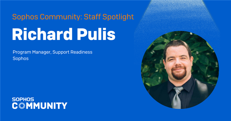 Sophos Community: Staff Spotlight - Richard Pulis
