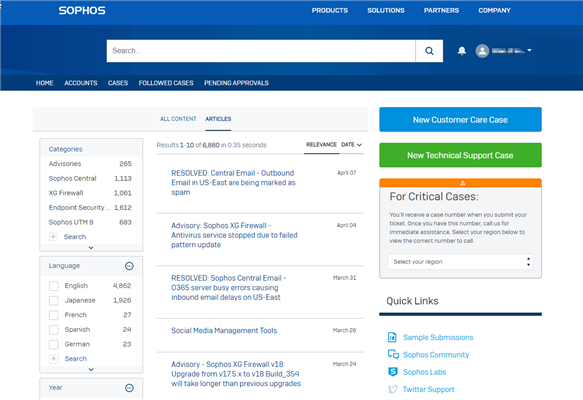 Sophos Support is launching a new Support Portal!