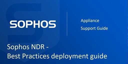 NDR Best Practices deployment guide
