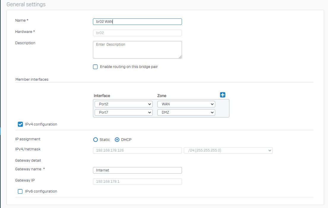 One WAN Bridge and one LAN Bridge - Discussions - Sophos Firewall ...