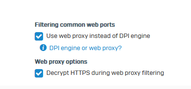 Roblox not working if Use web proxy instead of DPI engine is active -  Discussions - Sophos Firewall - Sophos Community
