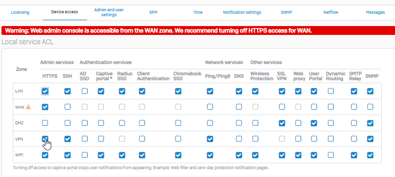 Unable To Access Local Devices Gui - Discussions - Sophos Firewall ...