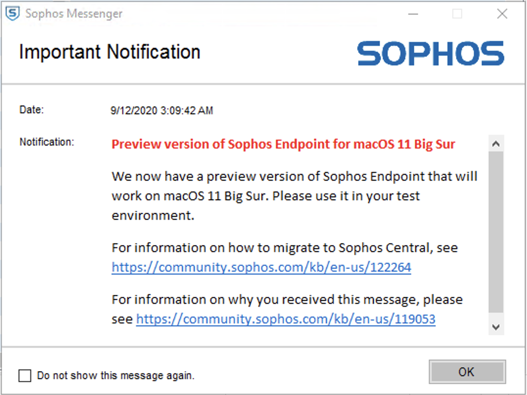 access preferences sophos for mac