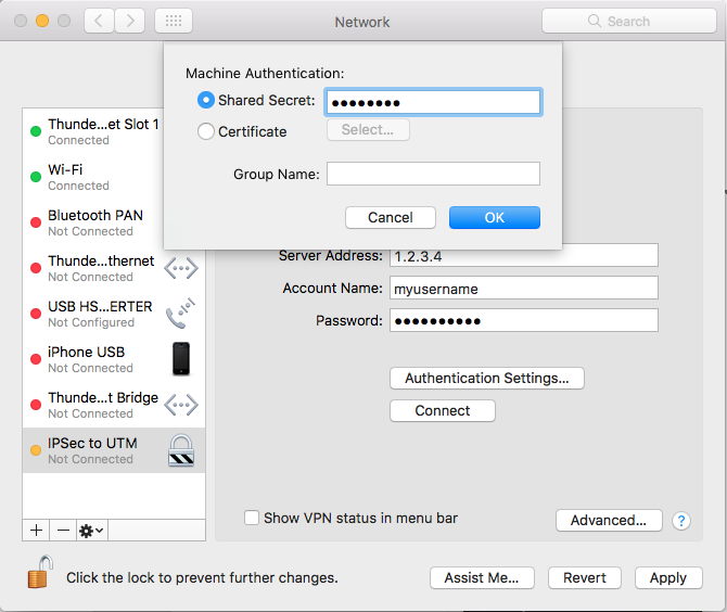 sophos connect client for macos