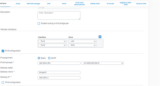 Unable To Connect Bridge Mode Sophos XG Home Edition - Discussions ...