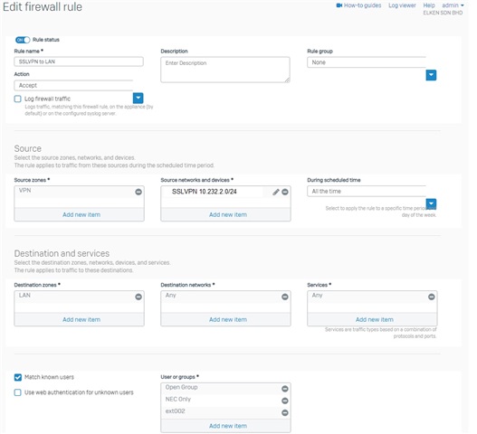 SSLVPN to reach device behind WAN interface devices - Discussions ...