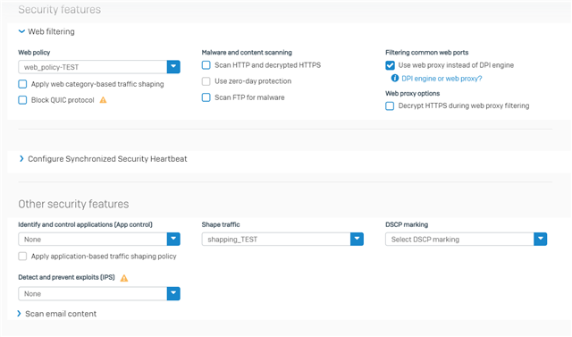 Category Based Traffic Shaping - Discussions - Sophos Firewall - Sophos ...