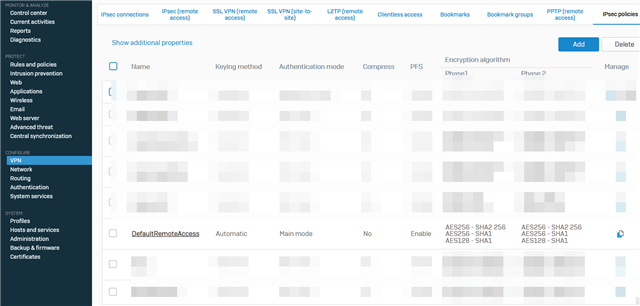 Sophos Connect 2.1 Supported Protocols - Discussions - Sophos Firewall ...